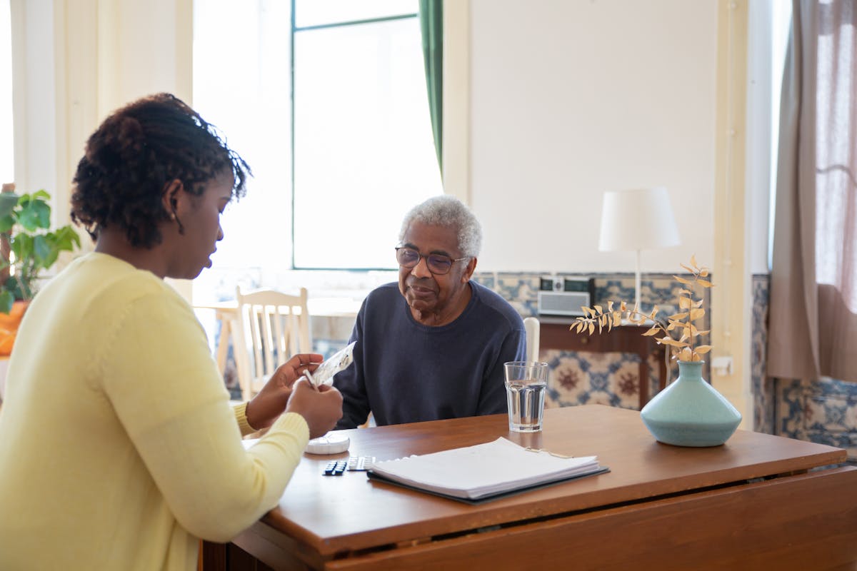 Group mobility session in a care setting